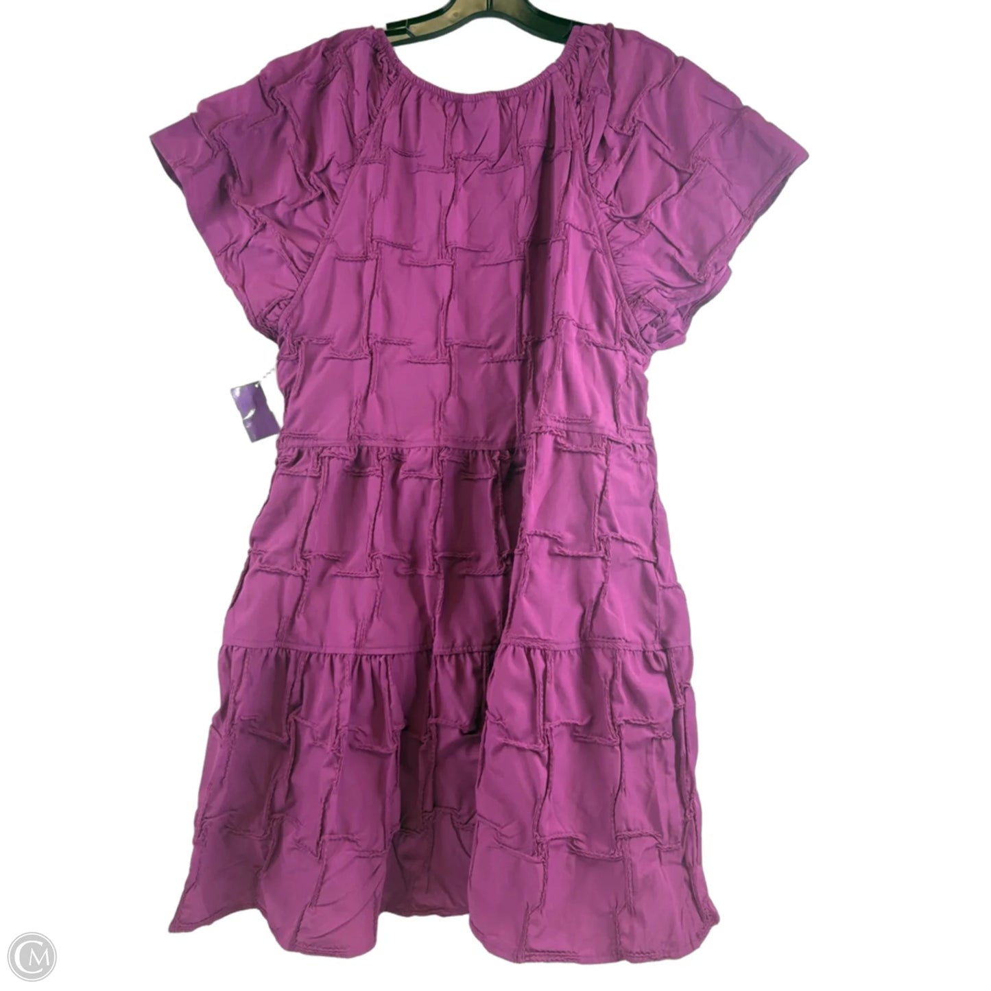 Dress Casual Midi By Clothes Mentor In Purple, Size: L