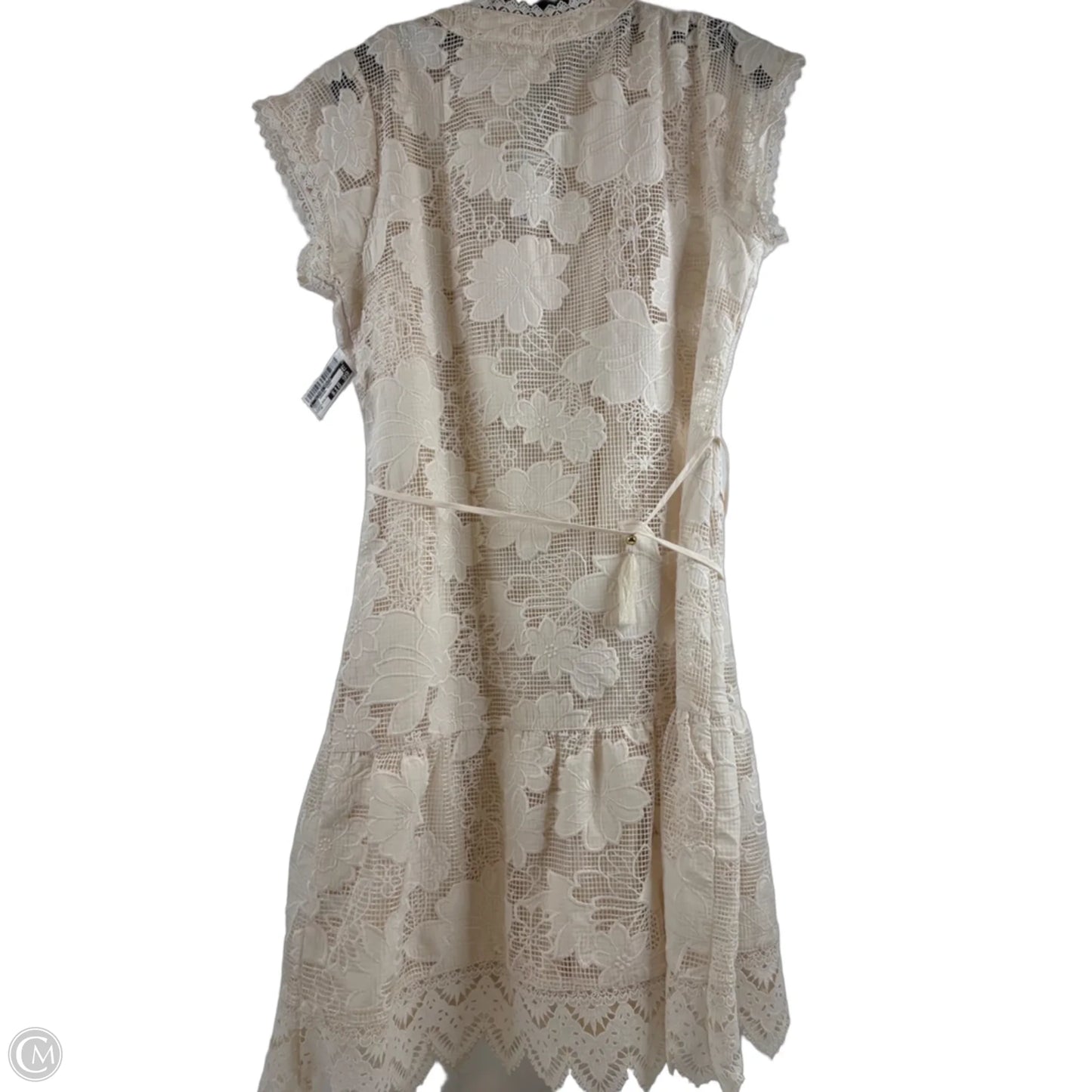 Dress Casual Midi By Clothes Mentor In Cream, Size: M
