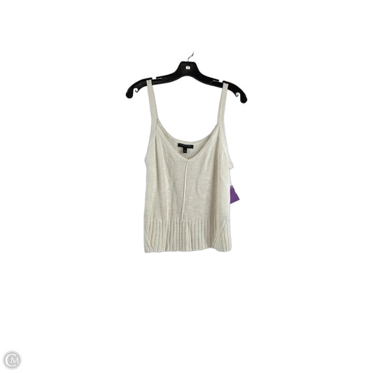 Tank Top By Banana Republic In White, Size: M