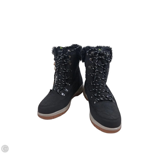Boots Snow By Clothes Mentor In Black, Size:
