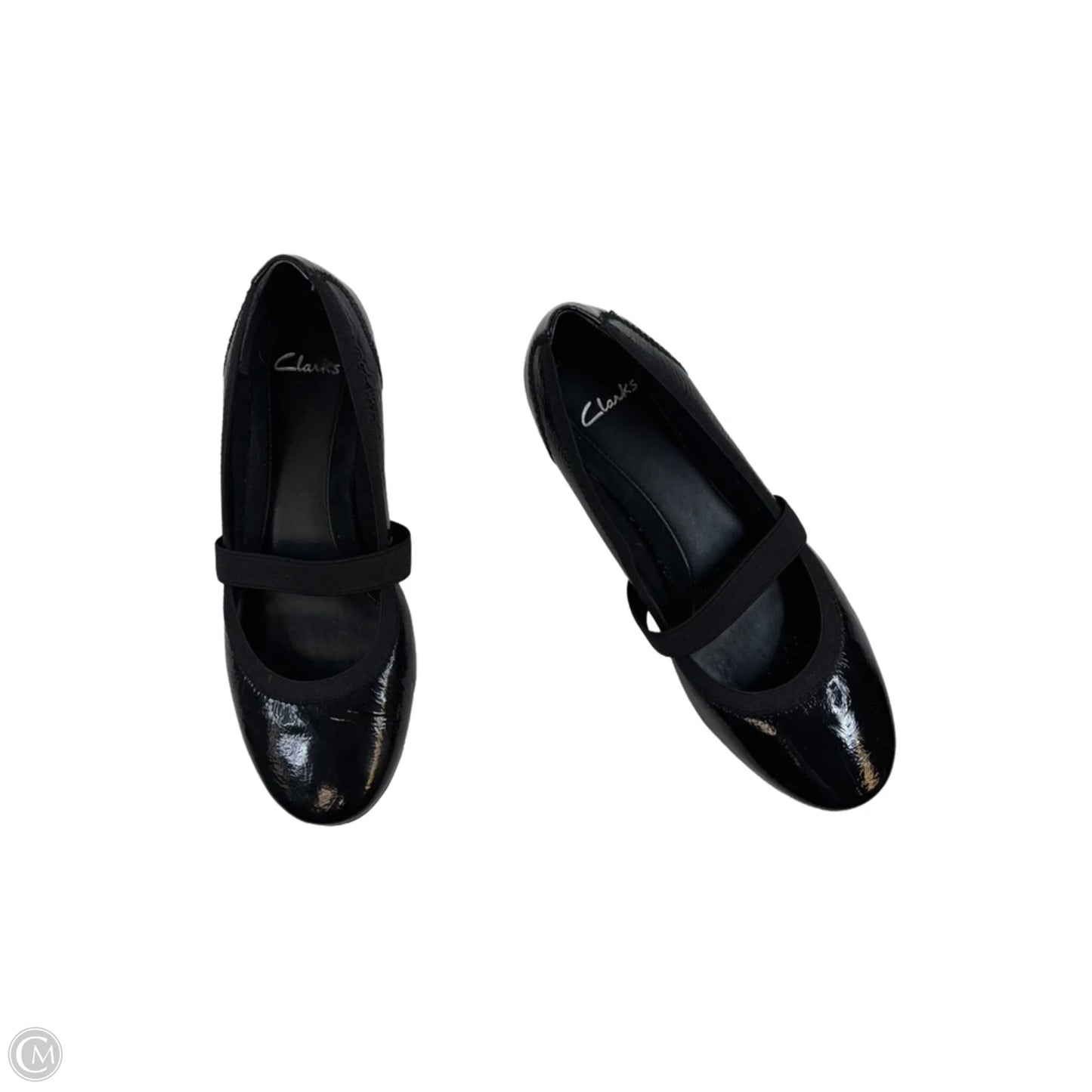 Shoes Flats By Clarks In Black, Size: 8.5