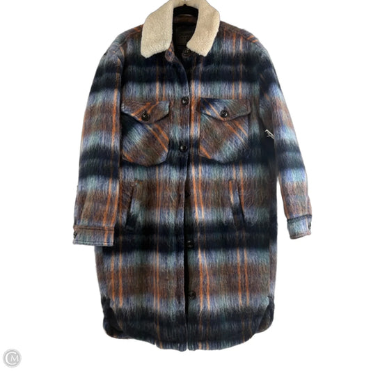 Coat Peacoat By Blanknyc In Blue & Green, Size: M