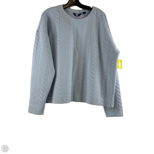 Top Long Sleeve By Lands End In Blue, Size: Xl