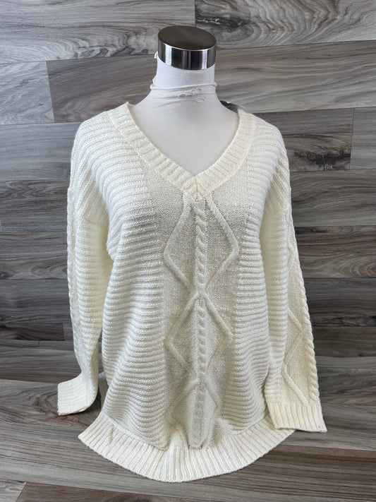 Sweater By Fever In Cream, Size: S