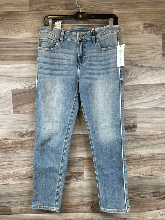 Jeans Straight By Clothes Mentor In Blue Denim, Size: 6p