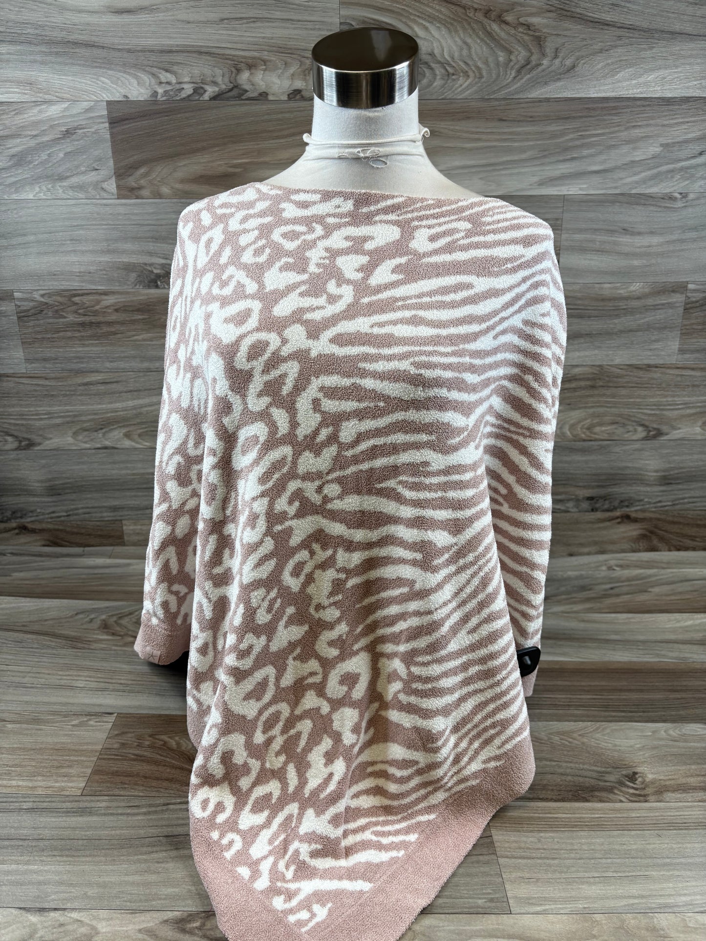 Poncho By Clothes Mentor In Animal Print, Size: Osfm