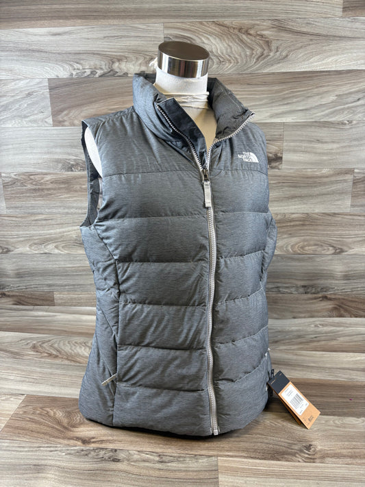 Vest Puffer & Quilted By The North Face In Grey, Size: L