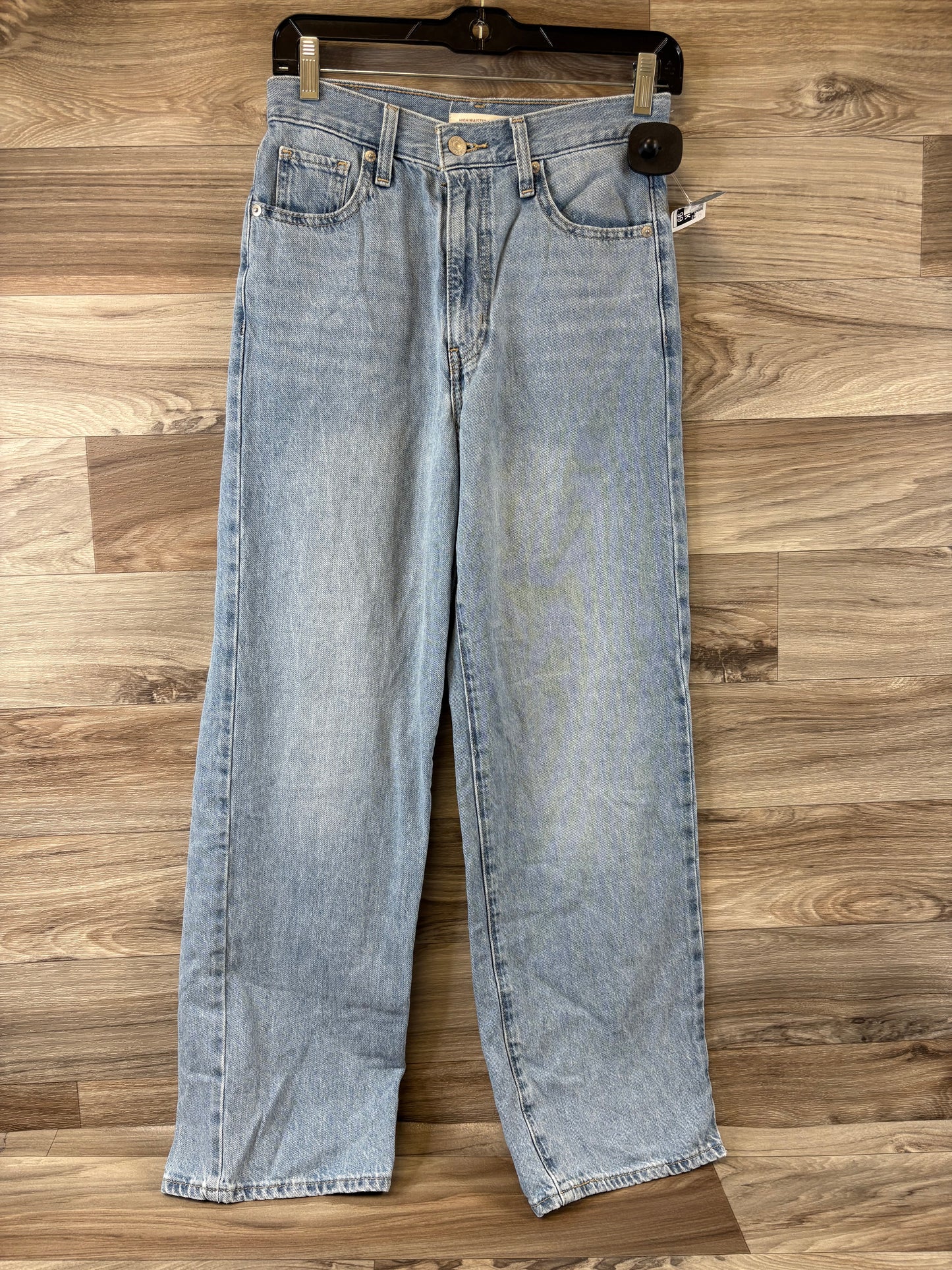 Jeans Wide Leg By Levis In Blue Denim, Size: 2