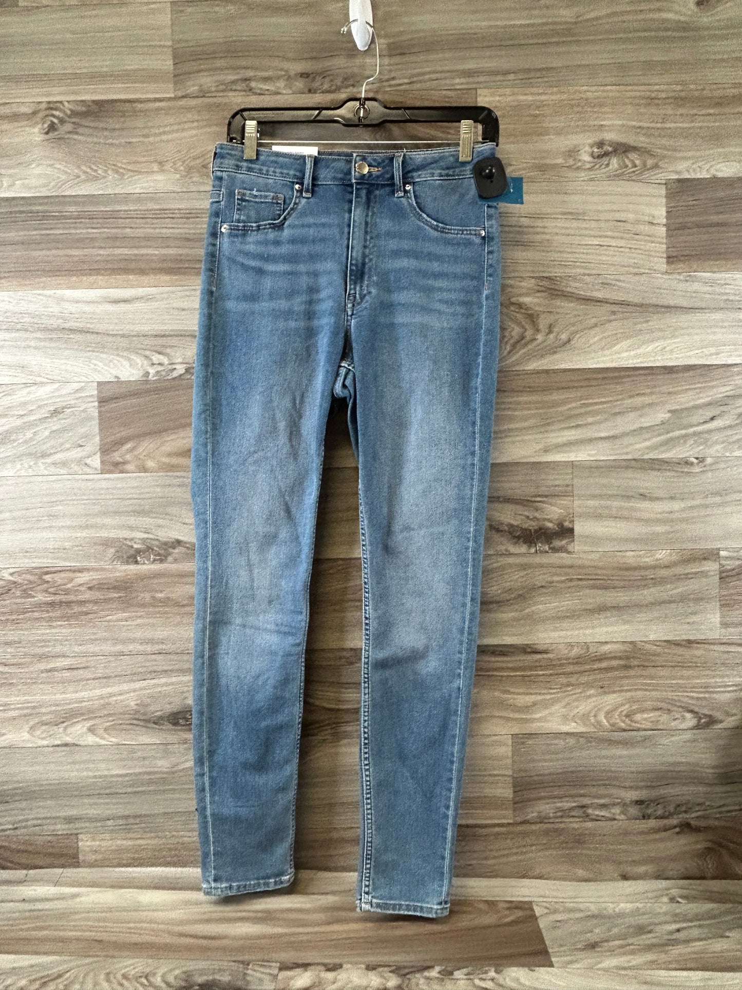 Jeans Skinny By H&m In Blue Denim, Size: 6