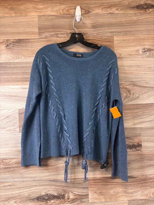 Top Long Sleeve By Ana In Blue, Size: S