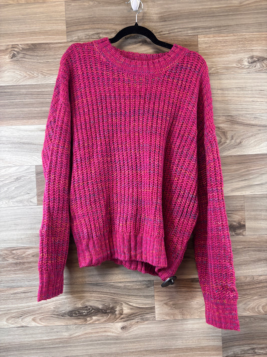 Sweater By Band Of Gypsies In Pink, Size: L