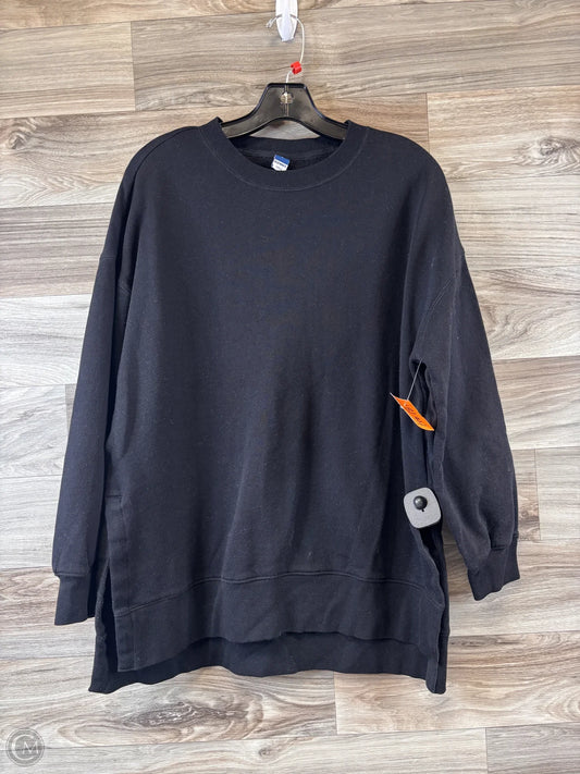 Top Long Sleeve By Old Navy In Black, Size: S