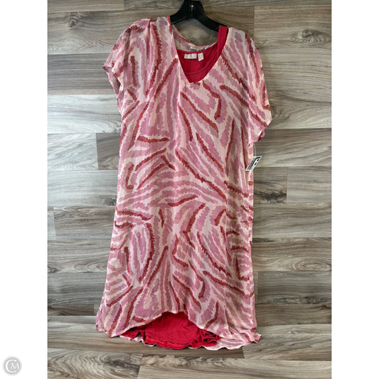 Dress Casual Maxi By Logo In Orange & Pink, Size: S