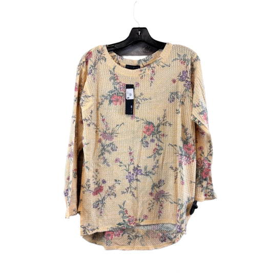 Top Long Sleeve By Nally And Millie In Yellow, Size: S