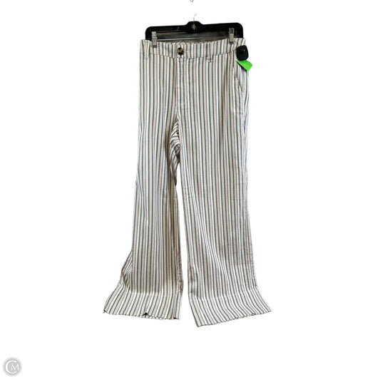 Pants Wide Leg By Cabi In Striped Pattern, Size: 16