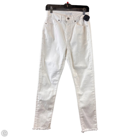 Jeans Skinny By Loft In White Denim, Size: 2