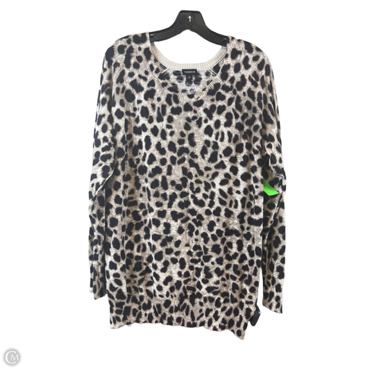Top Long Sleeve By Torrid In Animal Print, Size: 1x