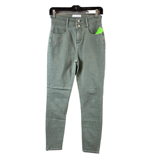 Jeans Skinny By Loft In Green Denim, Size: 0