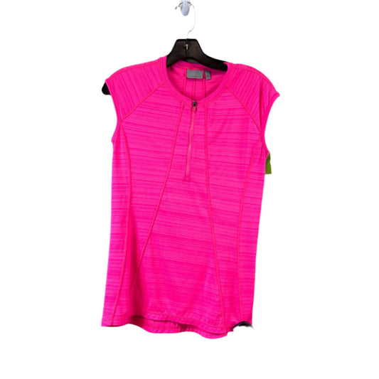 Athletic Top Short Sleeve By Athleta In Pink, Size: S