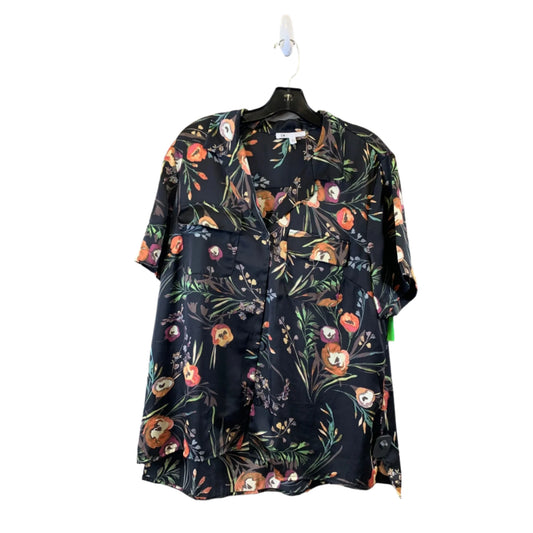 Top Short Sleeve Basic By Dr2 In Black & Orange, Size: Xl