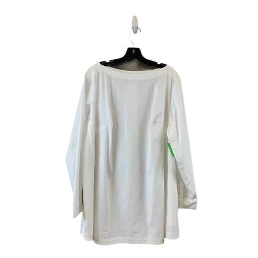 Top Long Sleeve By J. Jill In White, Size: Xl