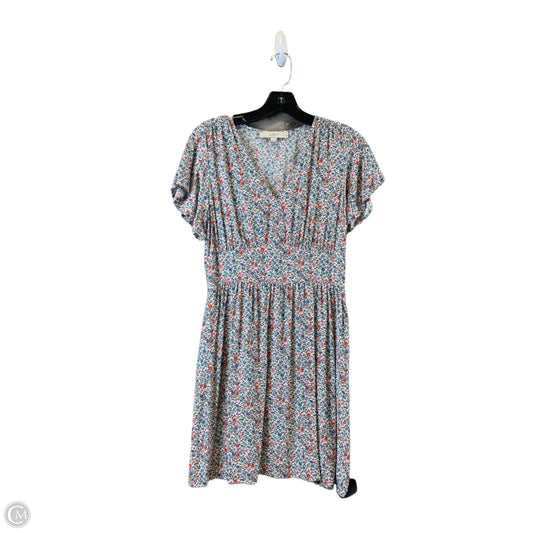 Dress Casual Short By Loft In Floral Print, Size: Sp