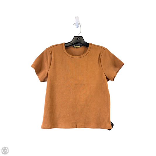 Top Short Sleeve Basic By House Of Harlow In Bronze, Size: M