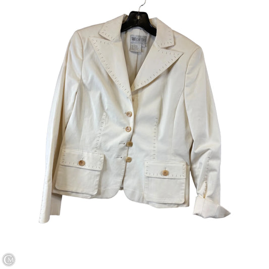 Blazer By Worth Ny In Cream, Size: M