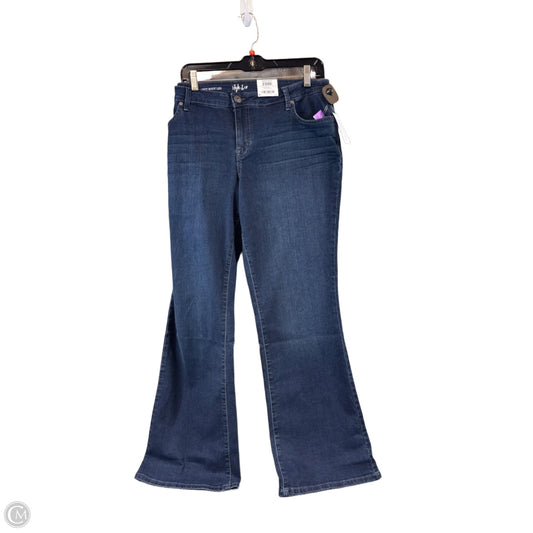 Jeans Boot Cut By Style And Company In Blue Denim, Size: 16