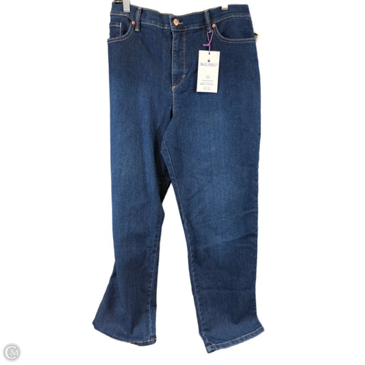 Jeans Wide Leg By Gloria Vanderbilt In Blue Denim, Size: 16