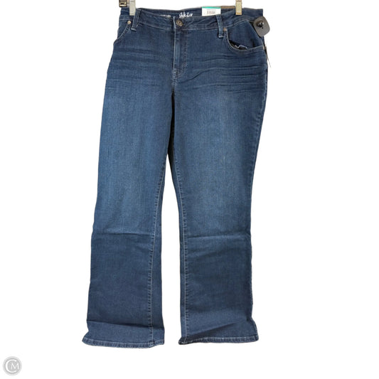Jeans Boot Cut By Style And Company In Blue Denim, Size: 16