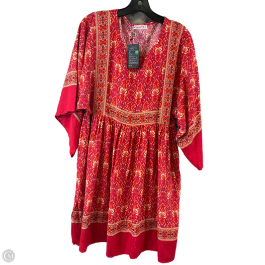 Dress Casual Short By Clothes Mentor In Red, Size: M