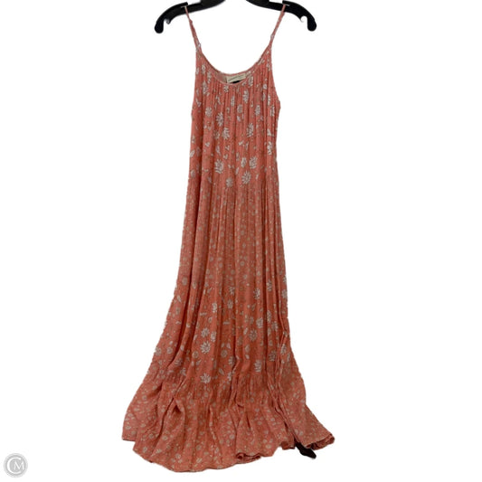 Dress Casual Maxi By Universal Thread In Orange & White, Size: S