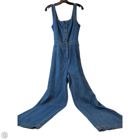 Jumpsuit By Clothes Mentor In Blue Denim, Size: M