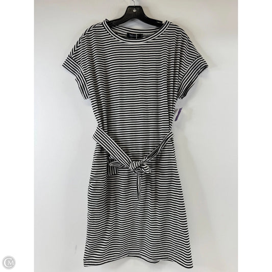 Dress Casual Midi By Clothes Mentor In Black & White, Size: Xl