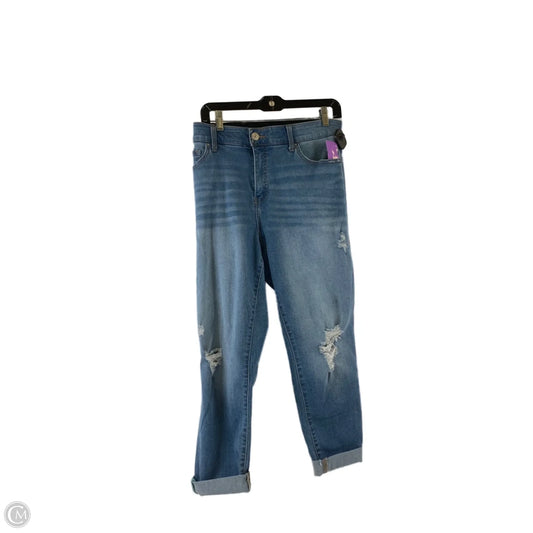 Jeans Cropped By Lularoe In Blue Denim, Size: 16