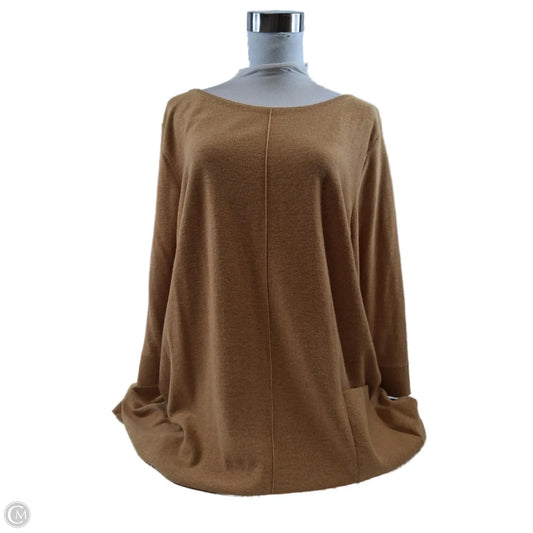Top 3/4 Sleeve By J. Jill In Yellow, Size: 2x