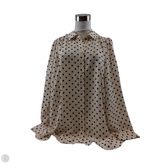 Top Long Sleeve By Lc Lauren Conrad In Blue & Pink, Size: 2x