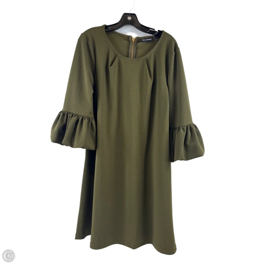 Dress Casual Midi By Nina Leonard In Green, Size: L