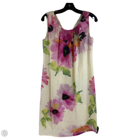 Dress Casual Midi By Loft In Floral Print, Size: S