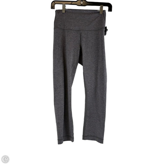 Athletic Leggings By Lululemon In Grey, Size: S