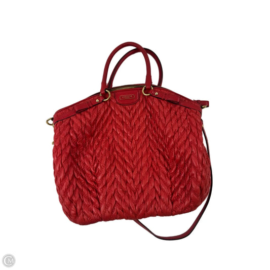 Handbag Designer By Coach, Size: Large