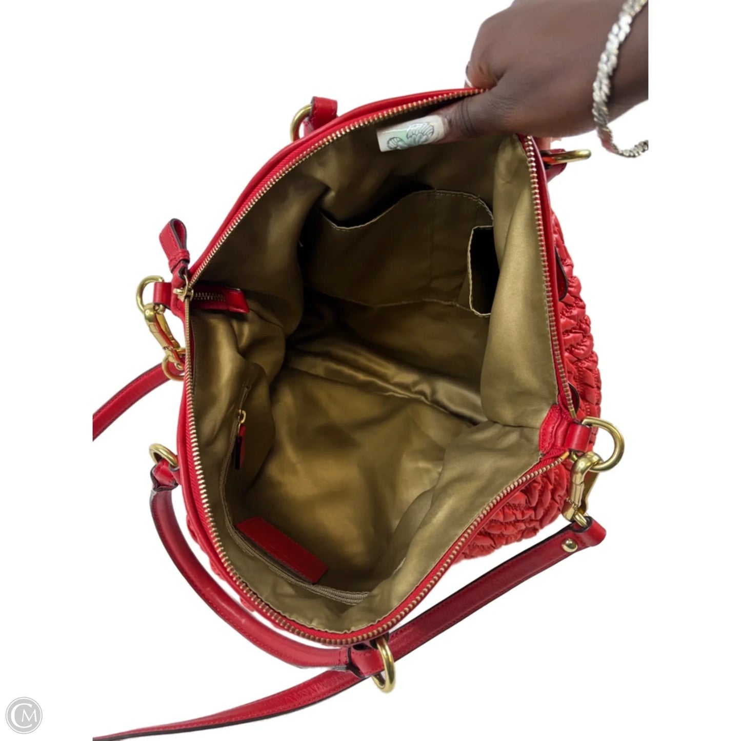 Handbag Designer By Coach, Size: Large