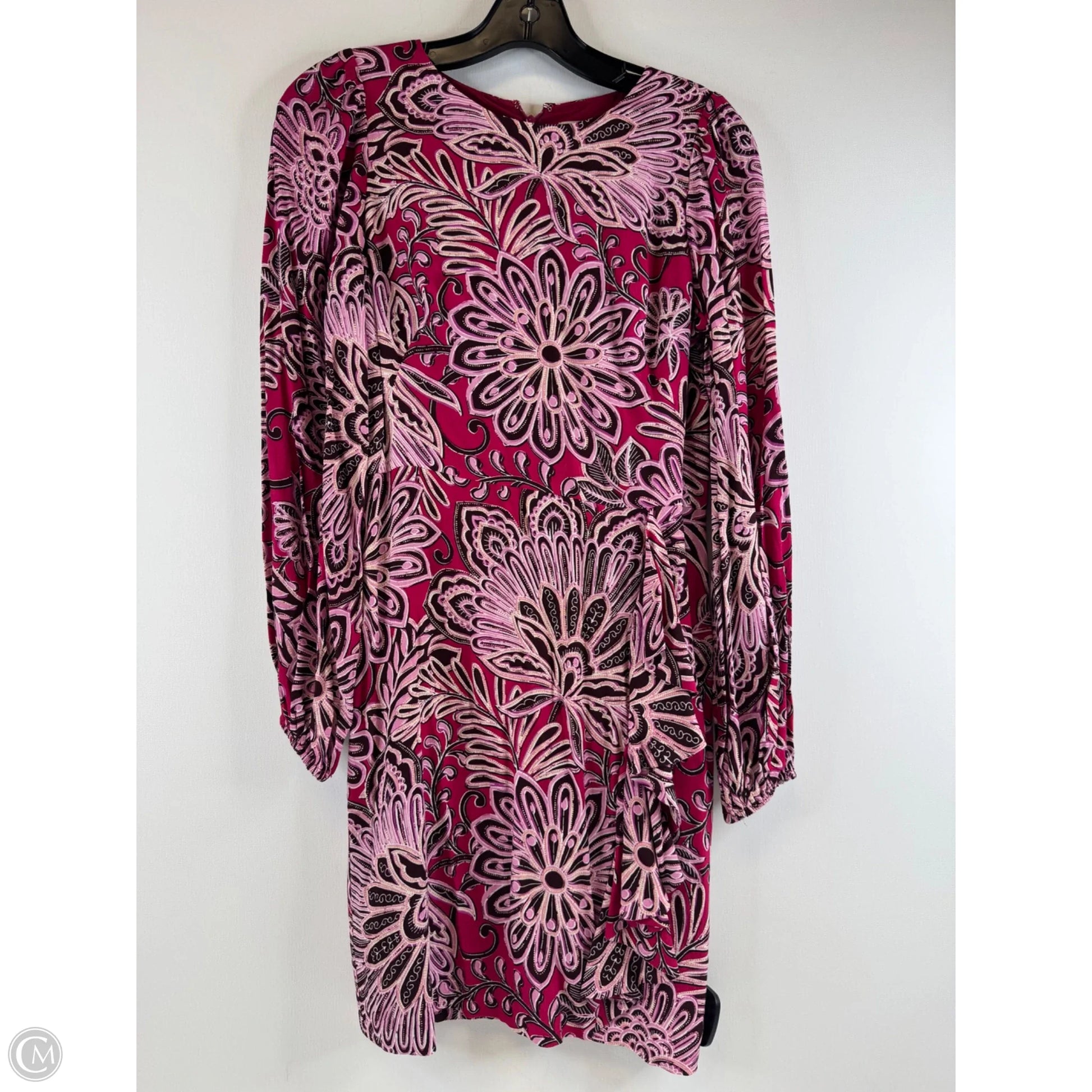 Dress Casual Midi By Loft In Pink & Purple, Size: Xs Clothes Mentor Syracuse NY #144 Dress Casual Midi By Loft In Pink & Purple, Size: Xs Clothes Mentor Syracuse NY #144
