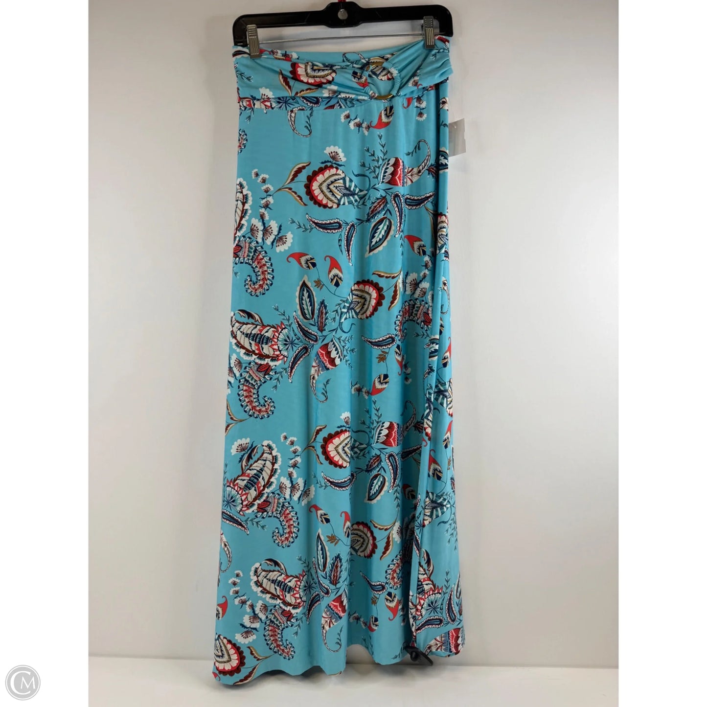 Skirt Maxi By Robert Louis In Blue & Red, Size: 12