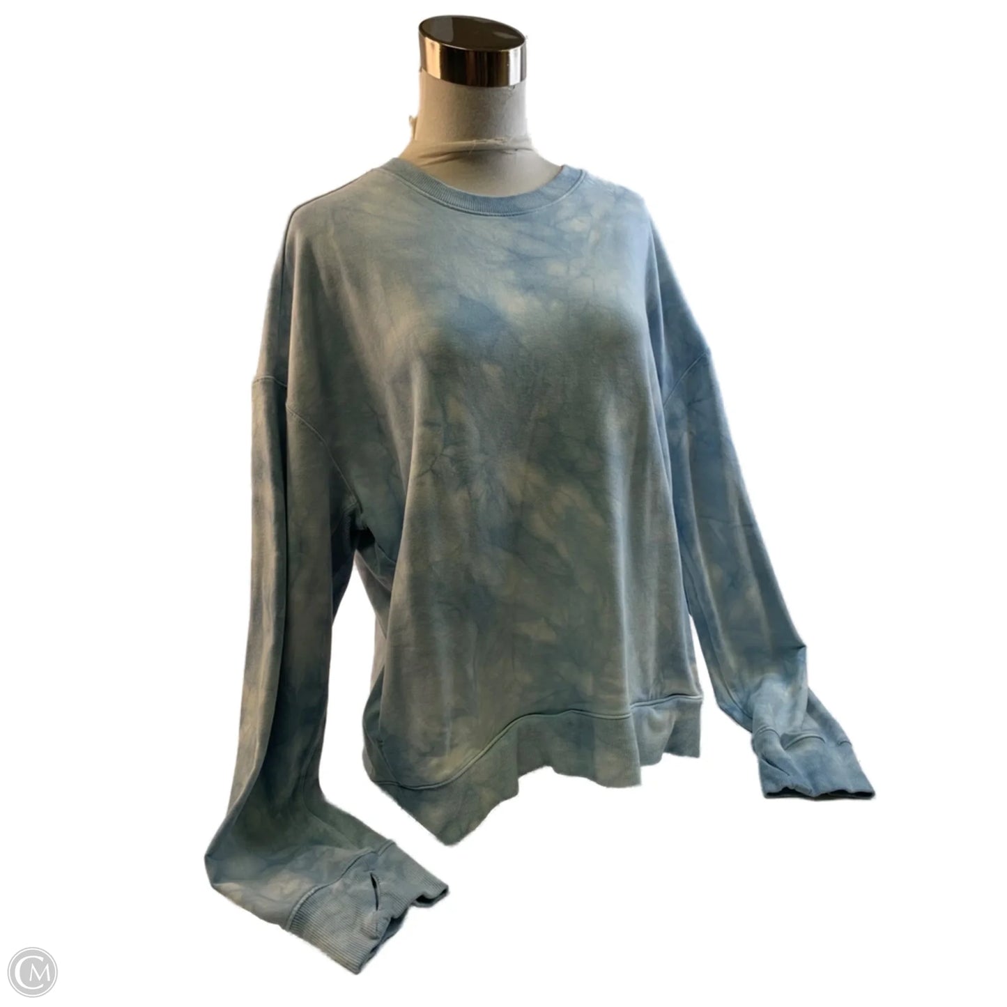 Top Long Sleeve By All In Motion In Blue & White, Size: Xl