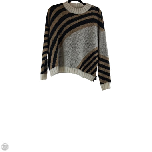 Sweater By Clothes Mentor In Brown & Cream, Size: M