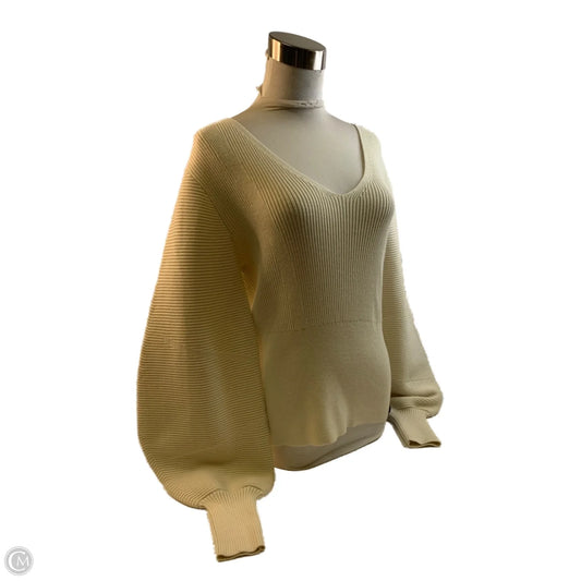 Sweater By Banana Republic In Cream, Size: S