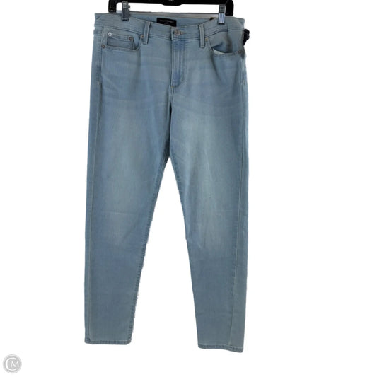 Jeans Skinny By Banana Republic In Blue Denim, Size: 10