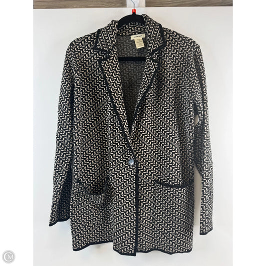 Blazer By Max Studio In Black & White, Size: S